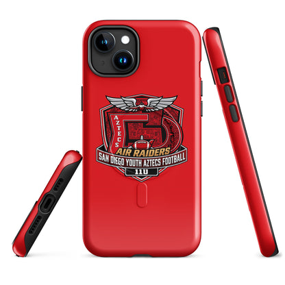Magsafe Tough Case for iPhone | San Diego Youth Aztecs Football 11u Air Raiders | Shield Logo