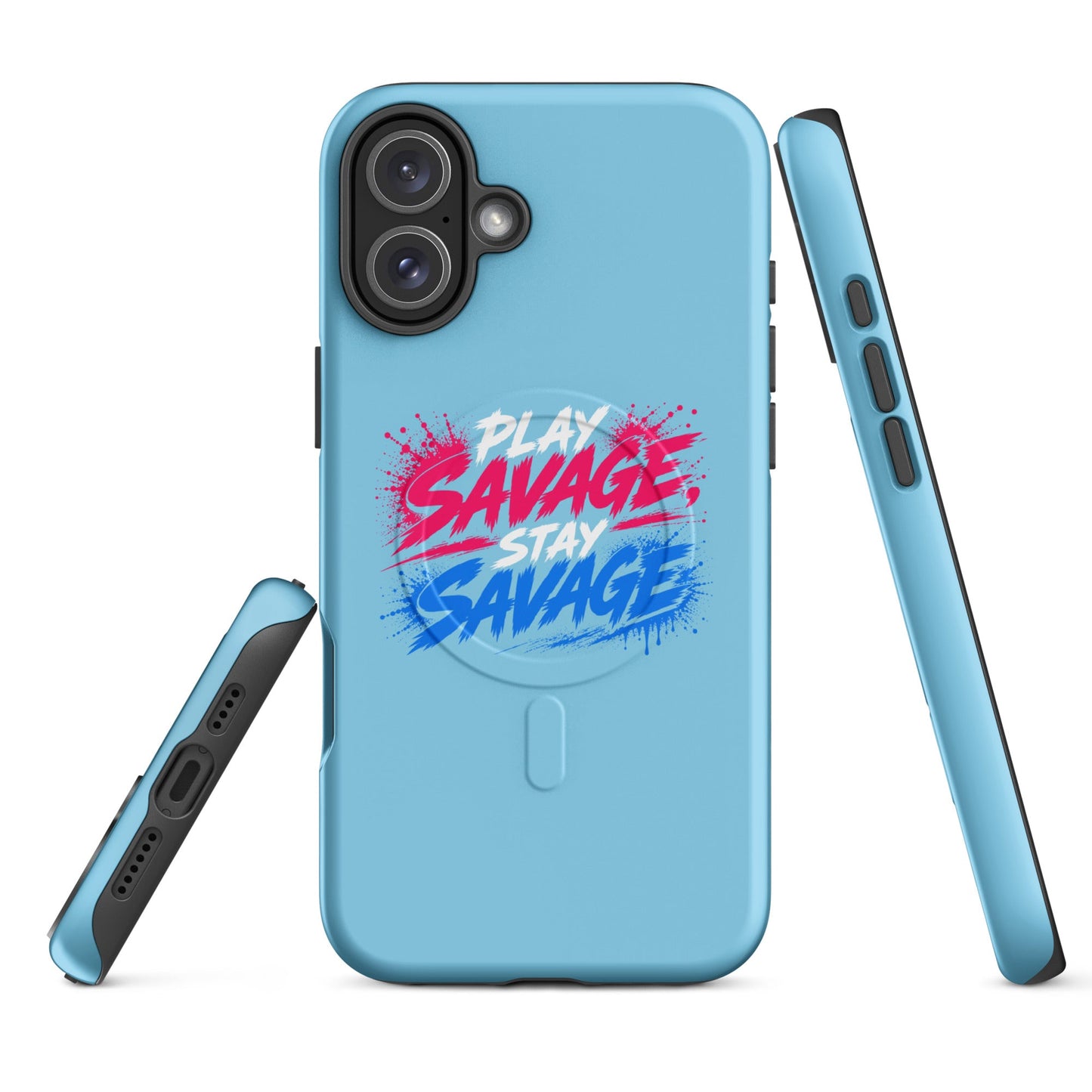Magsafe Tough Case for iPhone | Savage Softball | Play Stay Logo