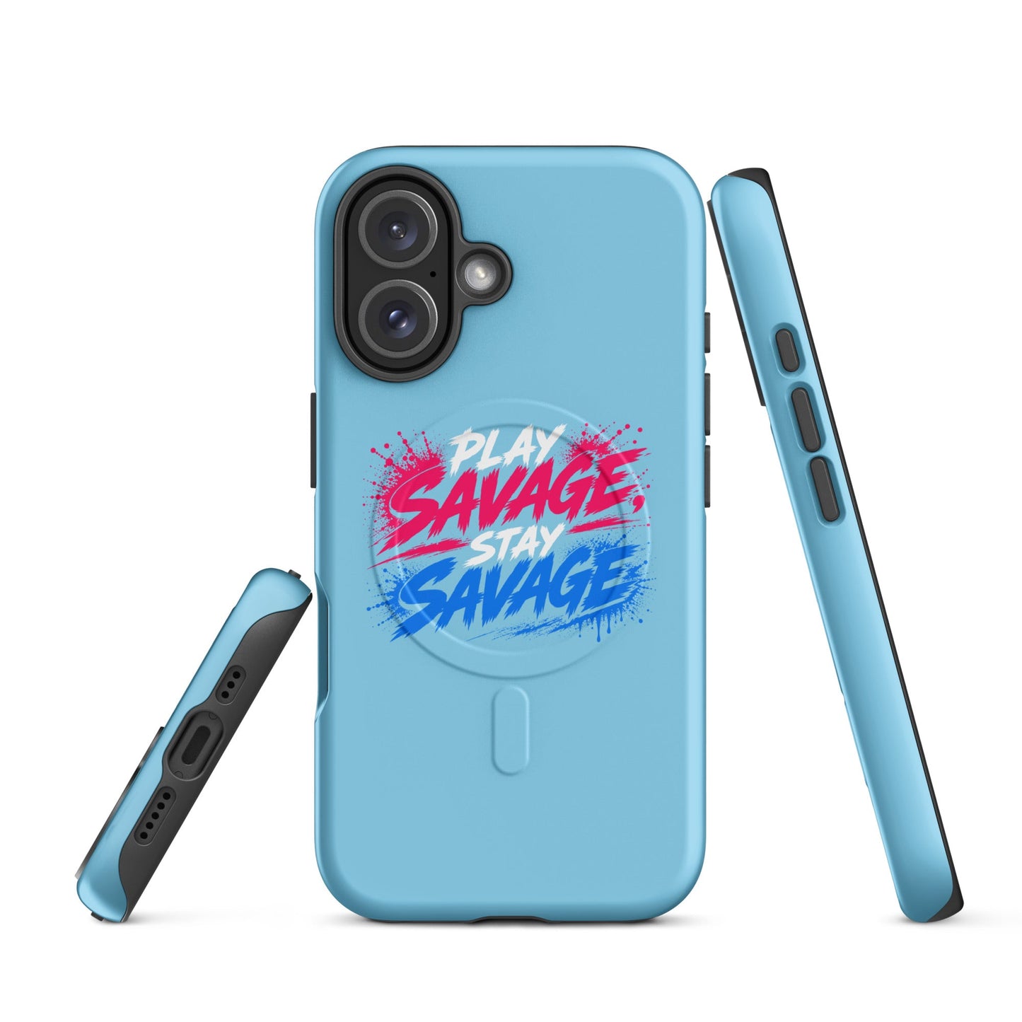 Magsafe Tough Case for iPhone | Savage Softball | Play Stay Logo
