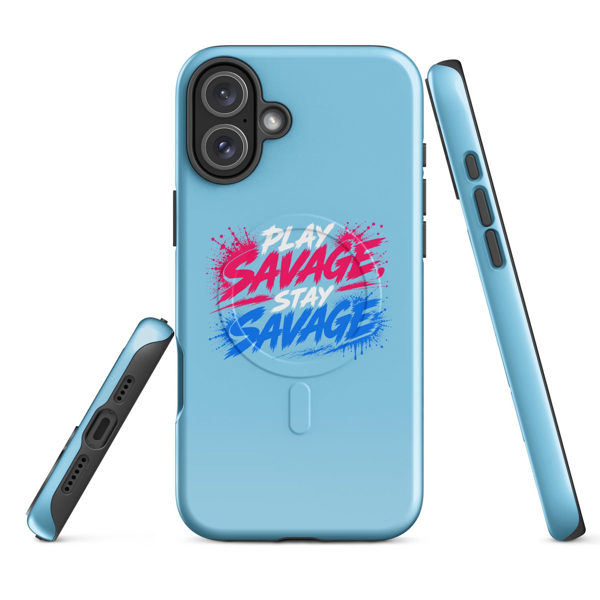 Magsafe Tough Case for iPhone | Savage Softball | Play Stay Logo