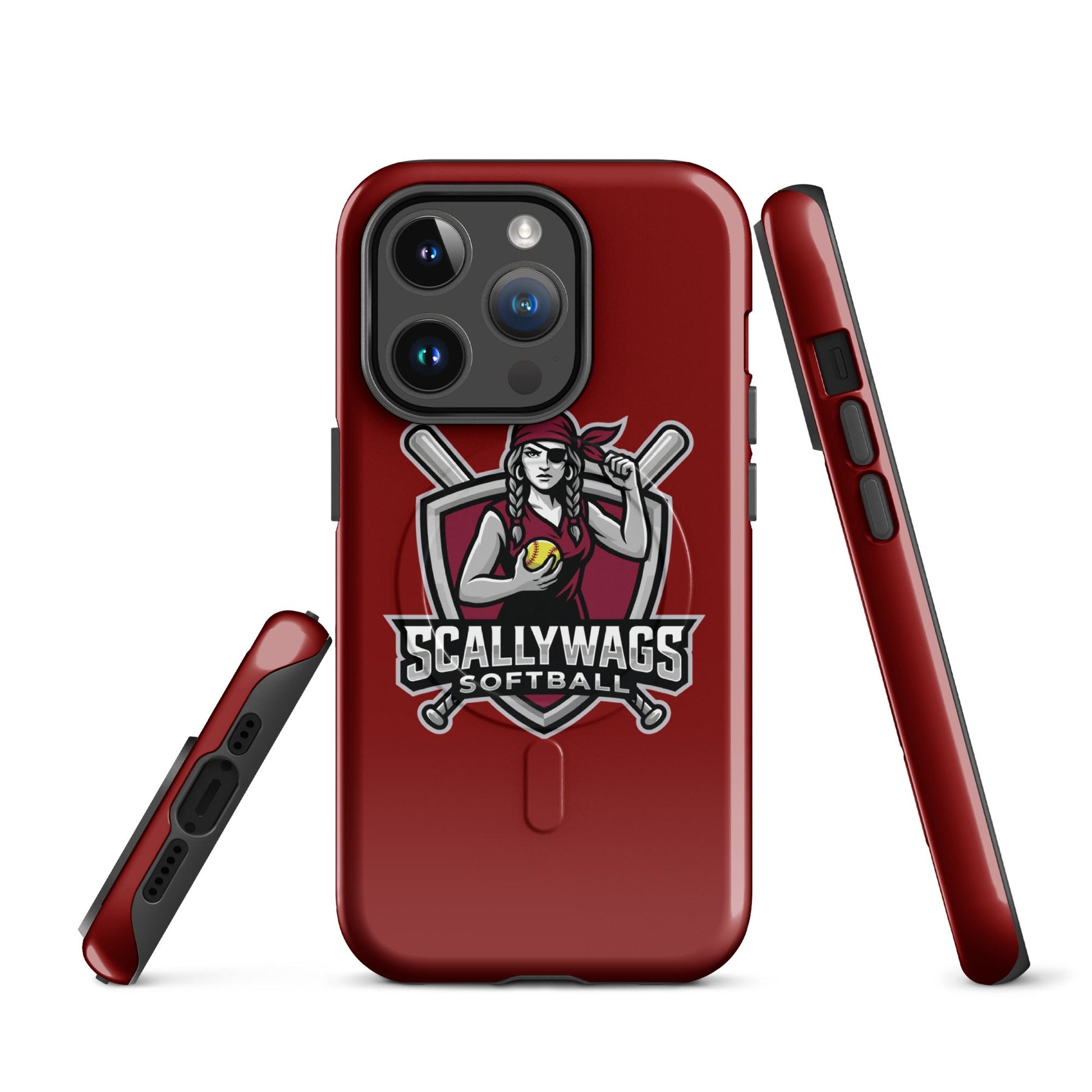 Magsafe Tough Case for iPhone | Scallywags Softball | Crest Logo