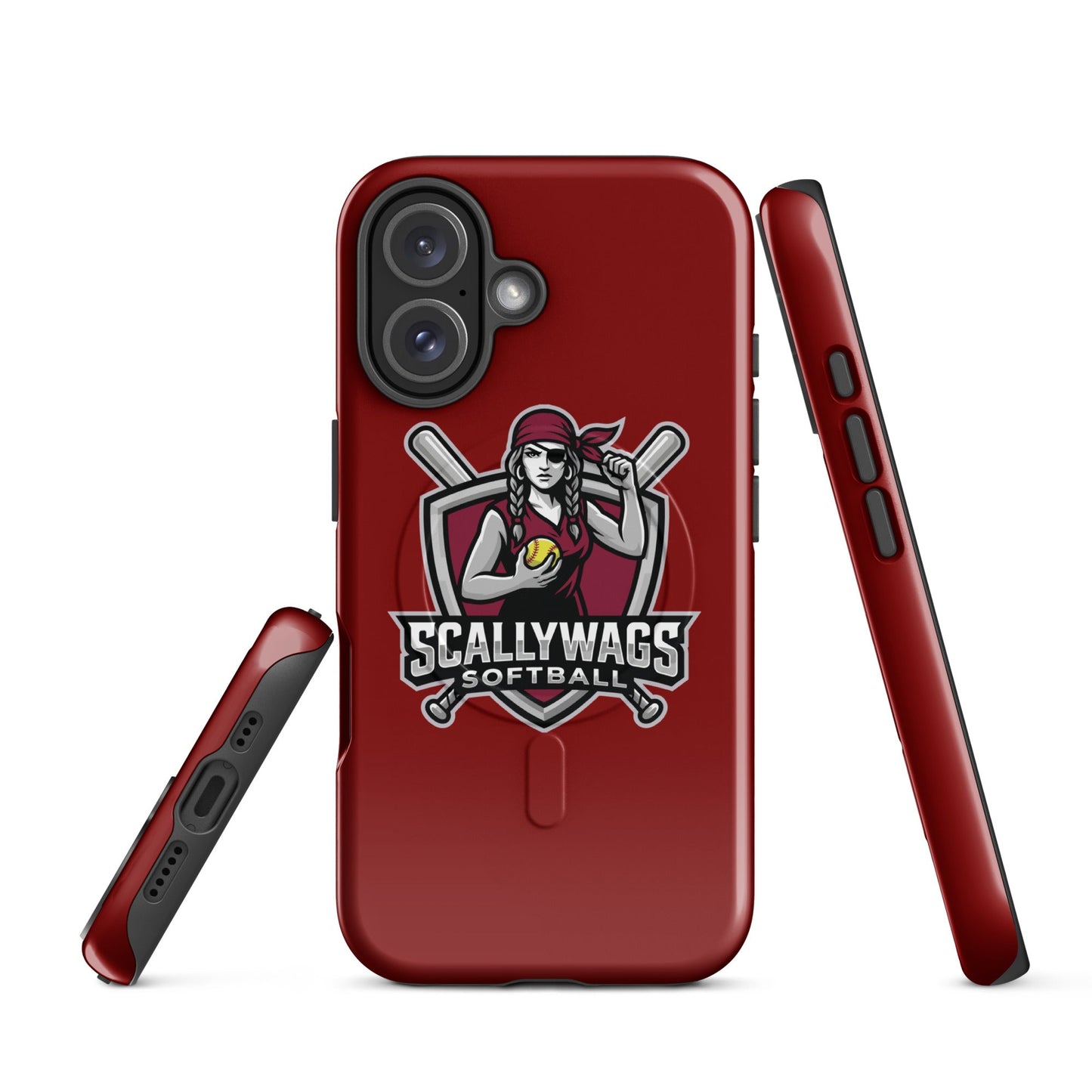 Magsafe Tough Case for iPhone | Scallywags Softball | Crest Logo