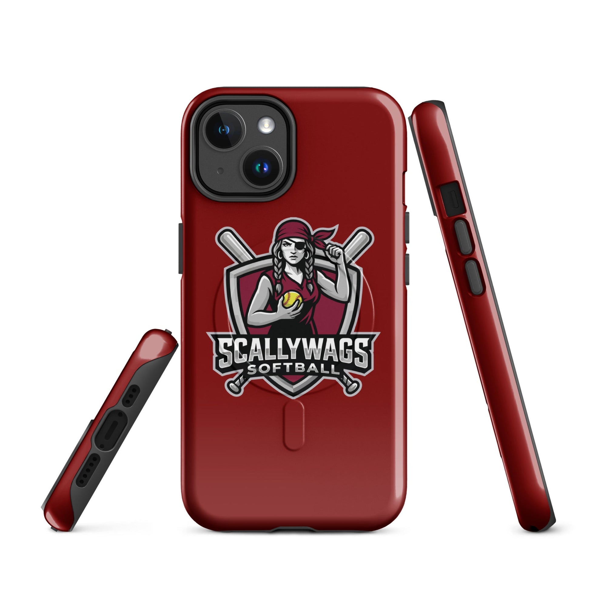 Magsafe Tough Case for iPhone | Scallywags Softball | Crest Logo