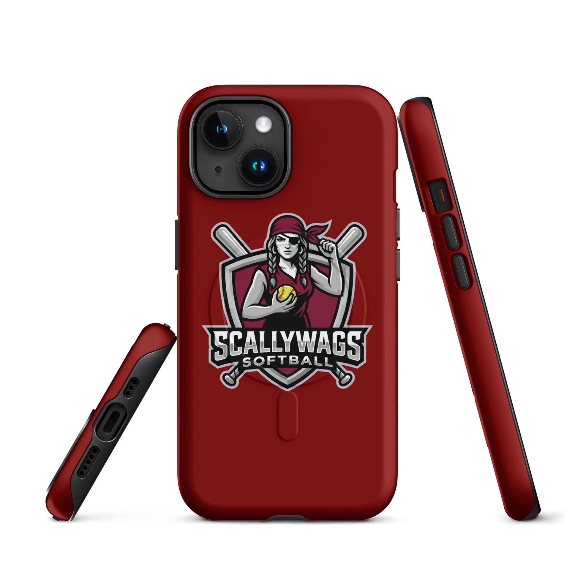 Magsafe Tough Case for iPhone | Scallywags Softball | Crest Logo