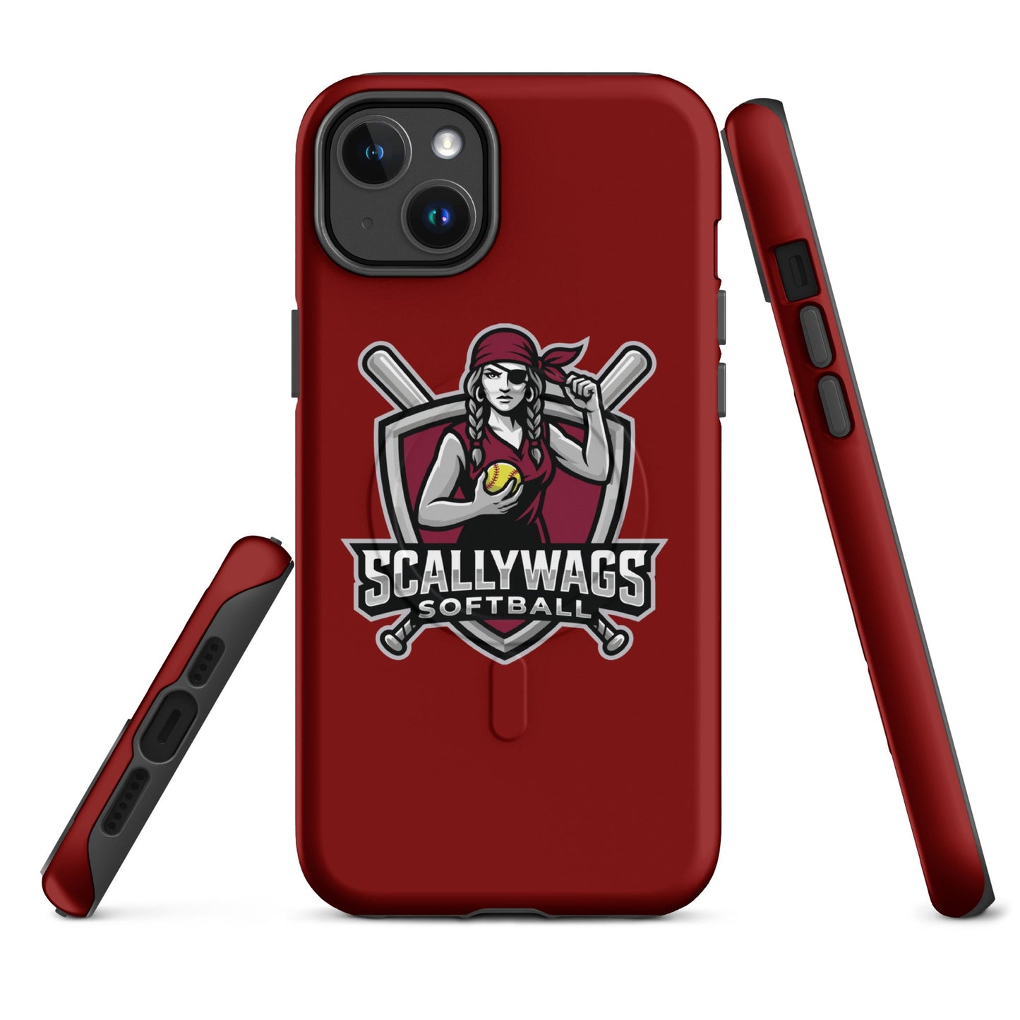 Magsafe Tough Case for iPhone | Scallywags Softball | Crest Logo