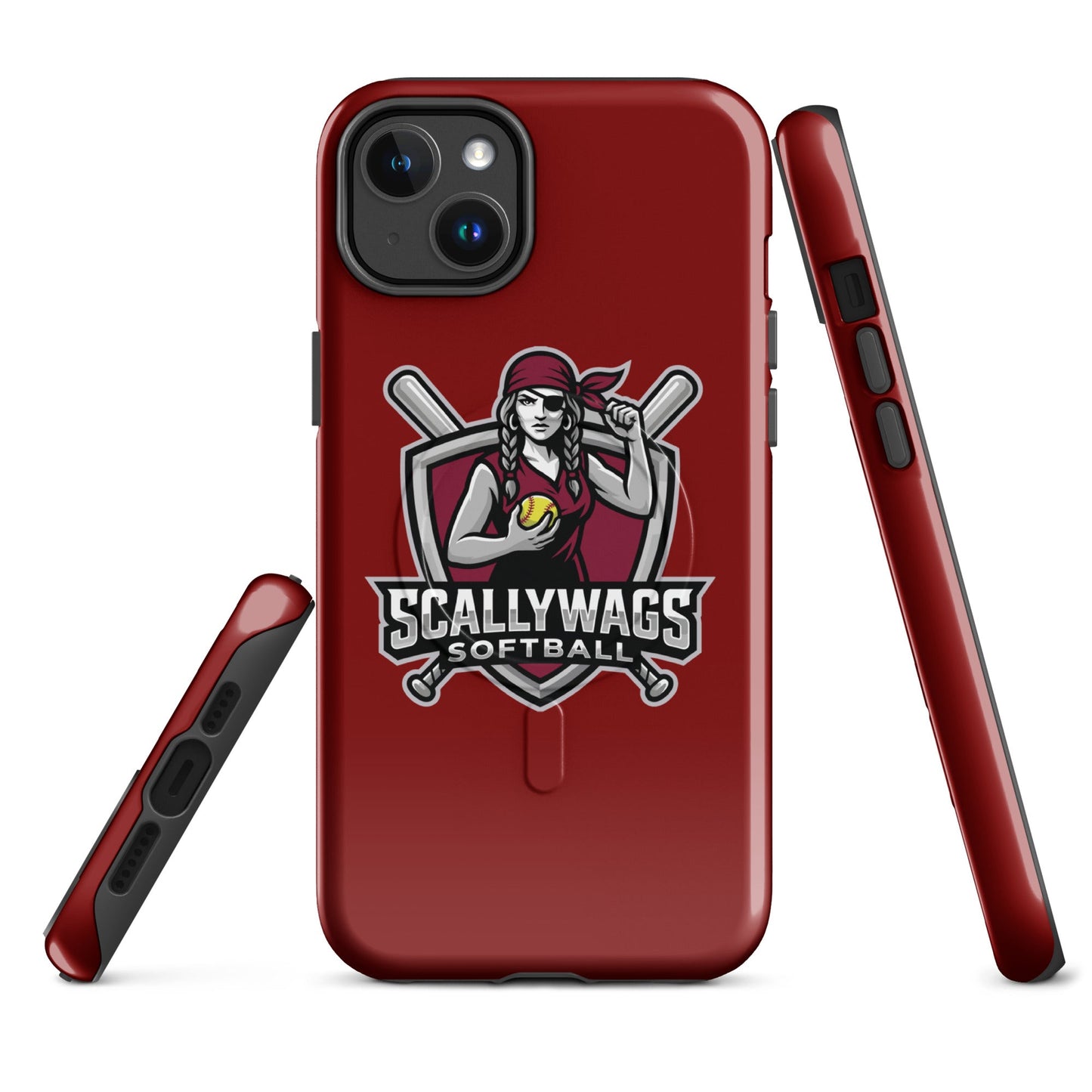 Magsafe Tough Case for iPhone | Scallywags Softball | Crest Logo