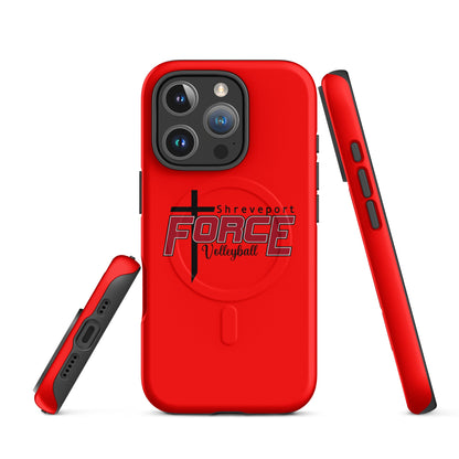 Magsafe Tough Case for iPhone | Shreveport Force Volleyball | Crest Logo