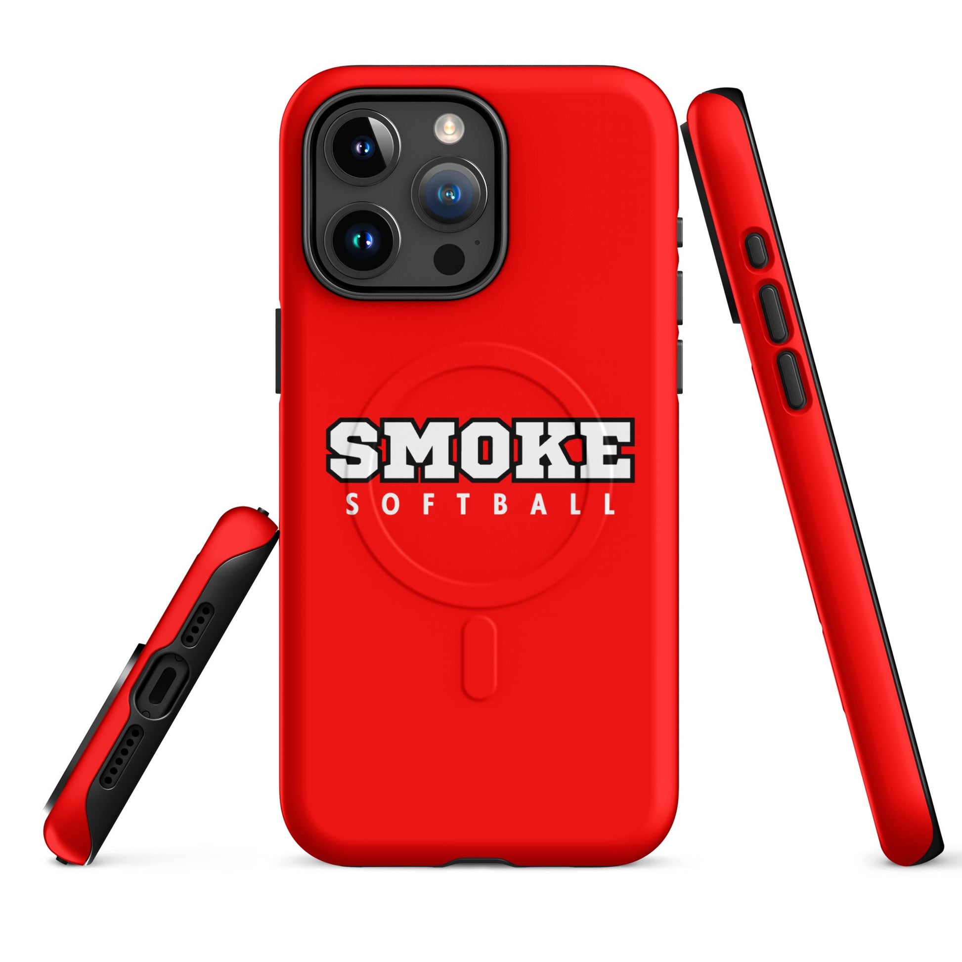 Magsafe Tough Case for iPhone | Smoke 14U Softball | Crest Logo
