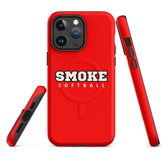 Magsafe Tough Case for iPhone | Smoke 14U Softball | Crest Logo