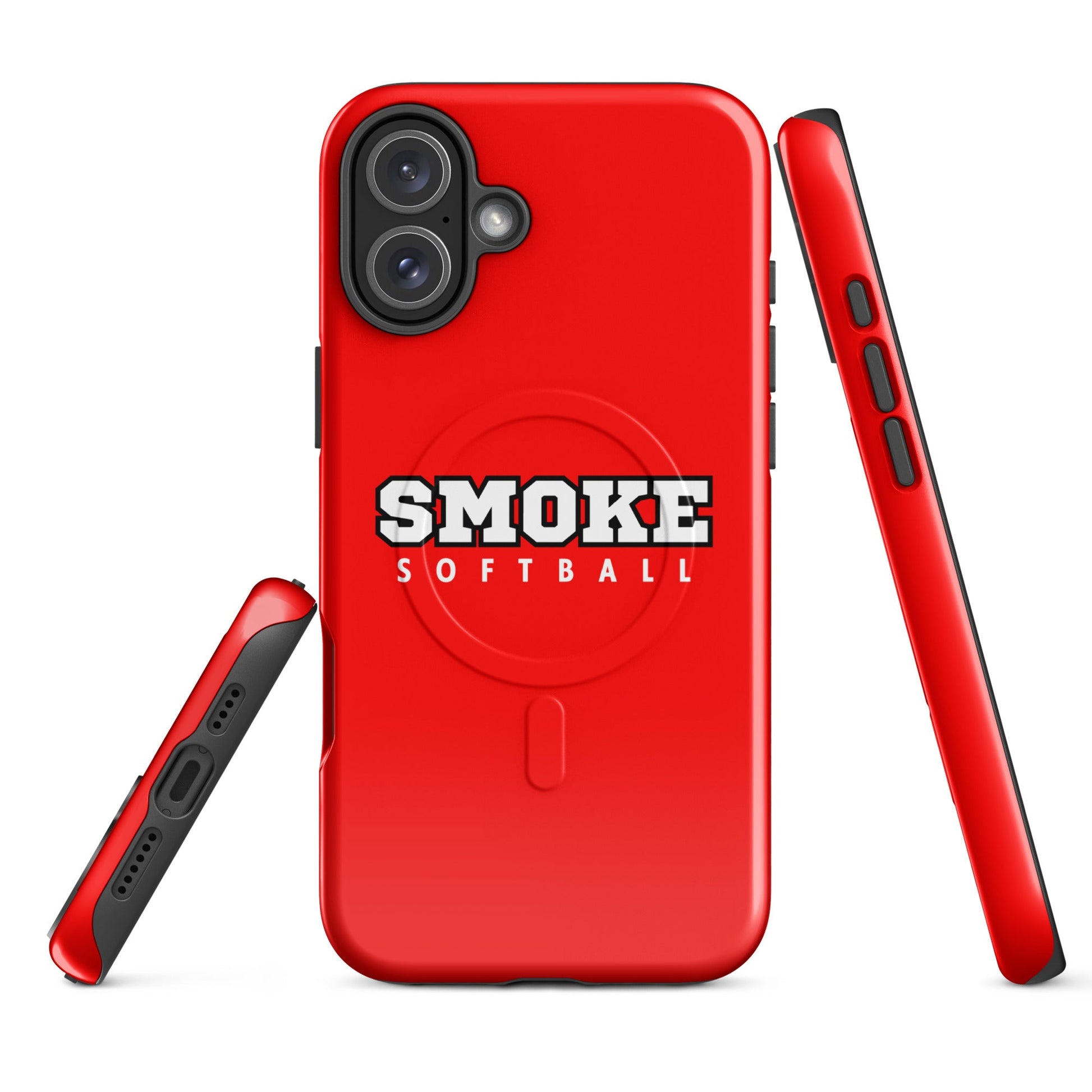 Magsafe Tough Case for iPhone | Smoke 14U Softball | Crest Logo
