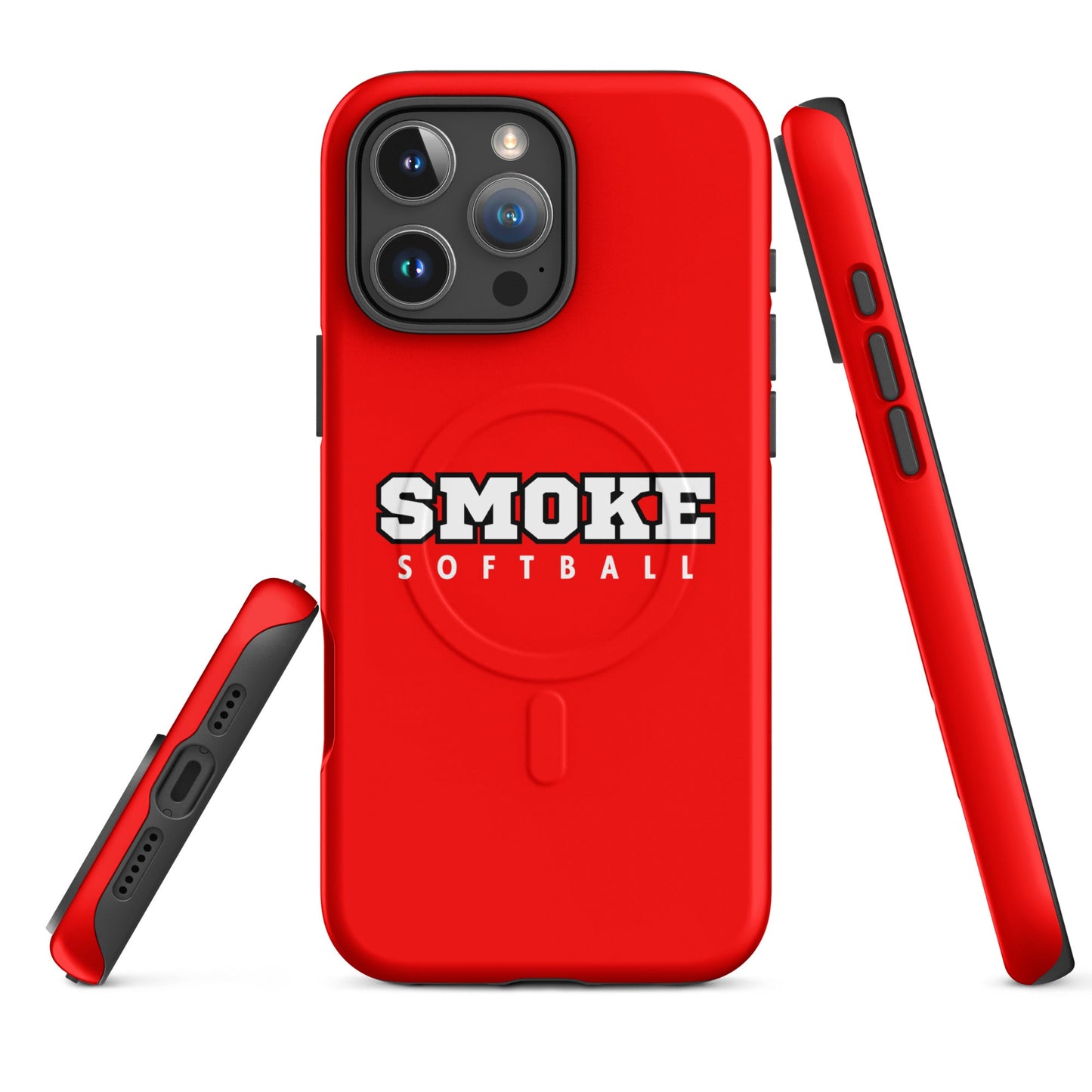 Magsafe Tough Case for iPhone | Smoke 14U Softball | Crest Logo