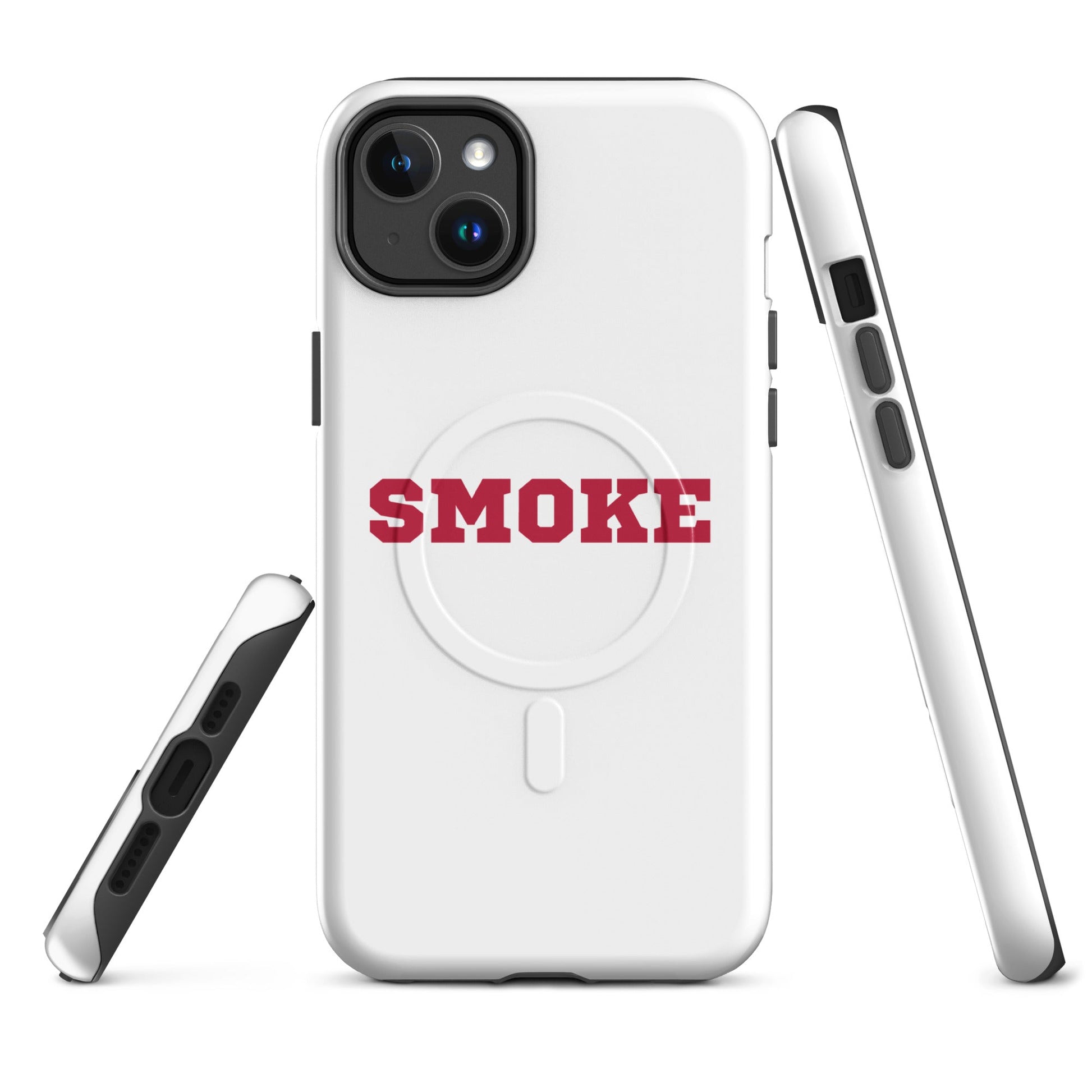 Magsafe Tough Case for iPhone | Smoke 14U Softball | Modern Script Logo