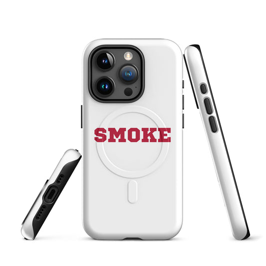 Magsafe Tough Case for iPhone | Smoke 14U Softball | Modern Script Logo