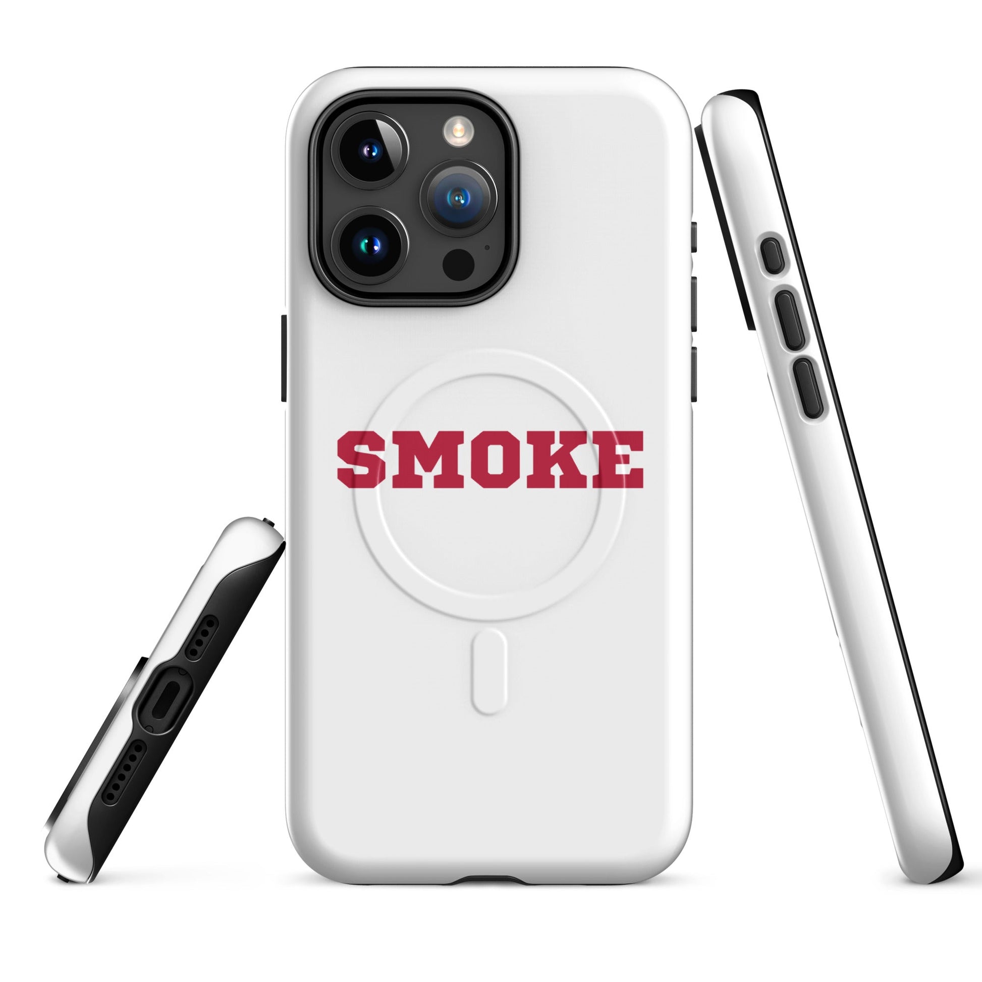 Magsafe Tough Case for iPhone | Smoke 14U Softball | Modern Script Logo