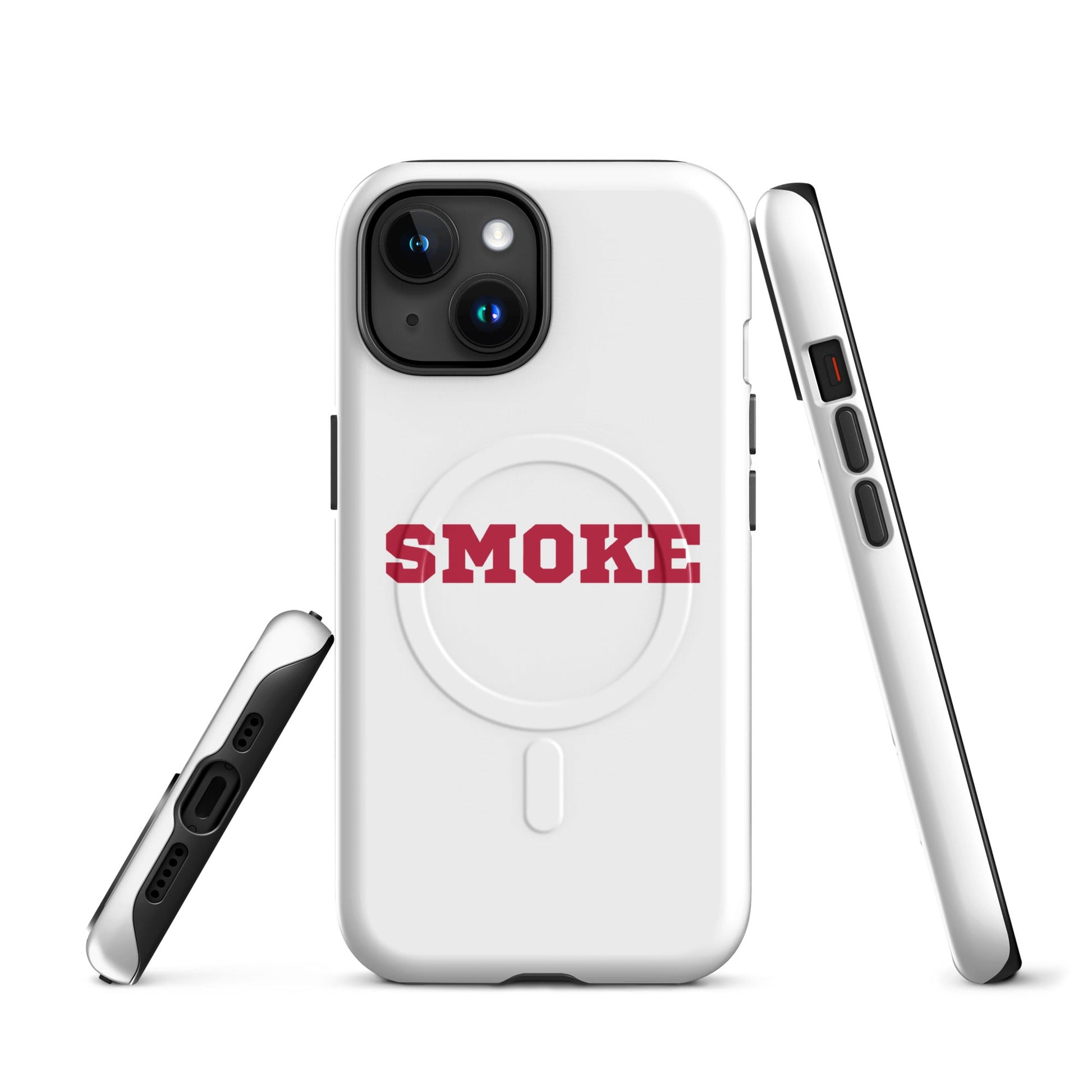 Magsafe Tough Case for iPhone | Smoke 14U Softball | Modern Script Logo