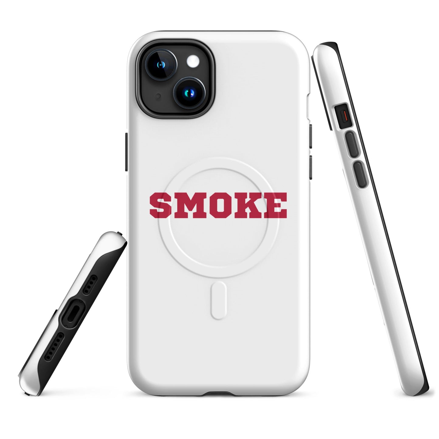 Magsafe Tough Case for iPhone | Smoke 14U Softball | Modern Script Logo