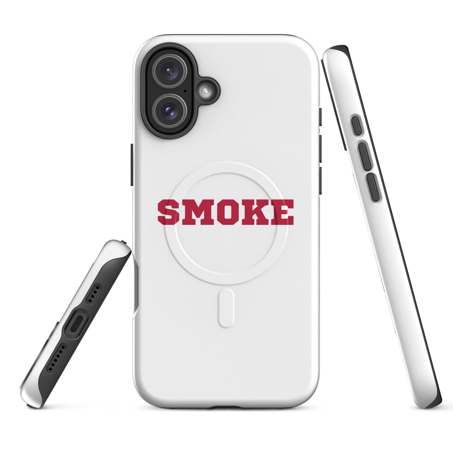 Magsafe Tough Case for iPhone | Smoke 14U Softball | Modern Script Logo
