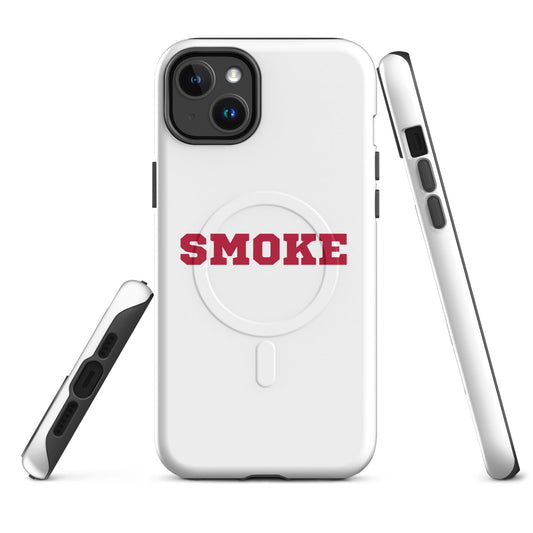 Magsafe Tough Case for iPhone | Smoke 14U Softball | Modern Script Logo