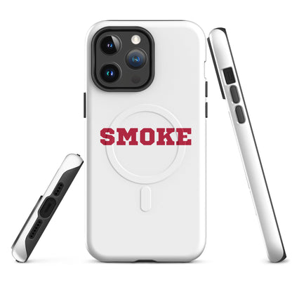 Magsafe Tough Case for iPhone | Smoke 14U Softball | Modern Script Logo