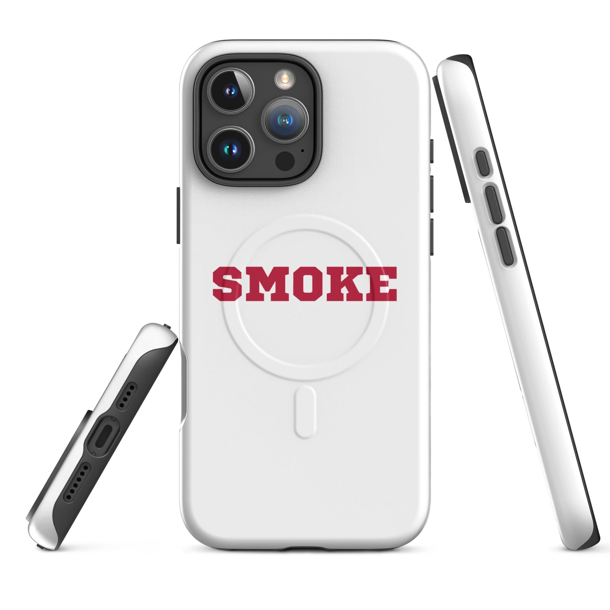 Magsafe Tough Case for iPhone | Smoke 14U Softball | Modern Script Logo