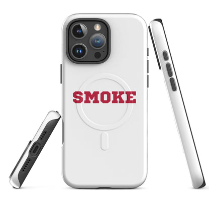 Magsafe Tough Case for iPhone | Smoke 14U Softball | Modern Script Logo