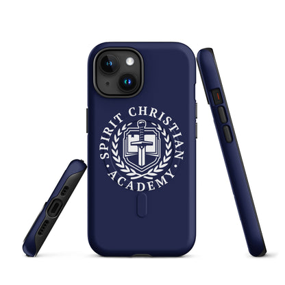 Magsafe Tough Case for iPhone | Spirit Christian Academy | White Script Logo