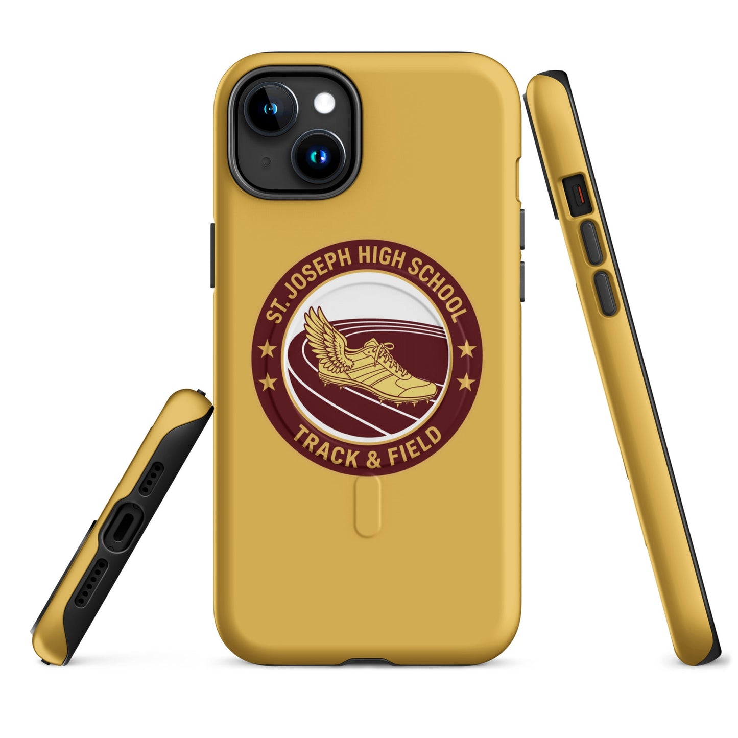 Magsafe Tough Case for iPhone | St. Joseph High School - Track & Field | Badge Logo