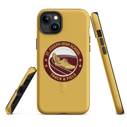 Magsafe Tough Case for iPhone | St. Joseph High School - Track & Field | Badge Logo