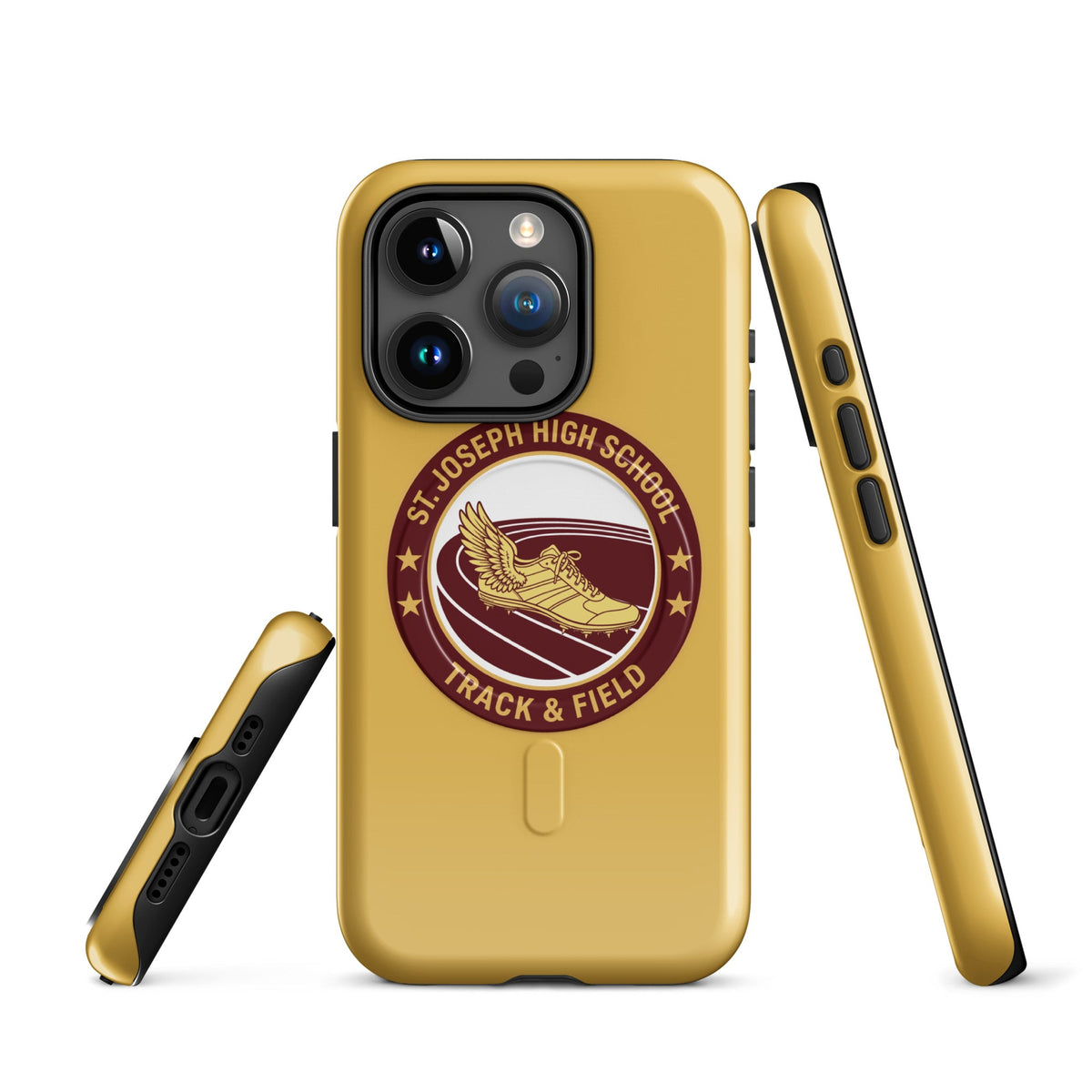Magsafe Tough Case for iPhone | St. Joseph High School - Track & Field | Badge Logo