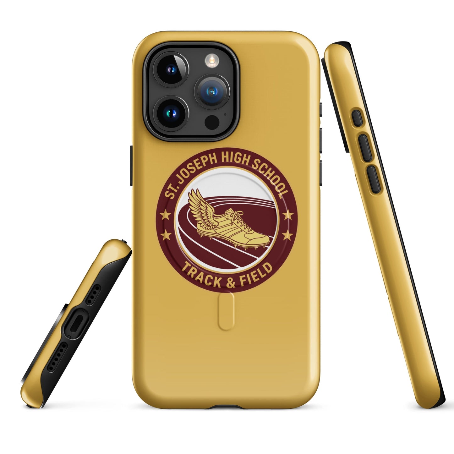 Magsafe Tough Case for iPhone | St. Joseph High School - Track & Field | Badge Logo