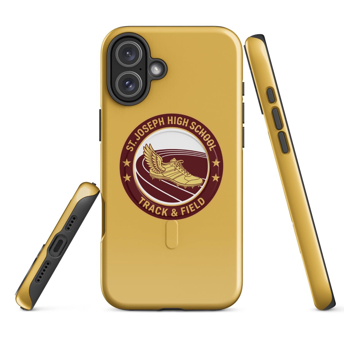 Magsafe Tough Case for iPhone | St. Joseph High School - Track & Field | Badge Logo