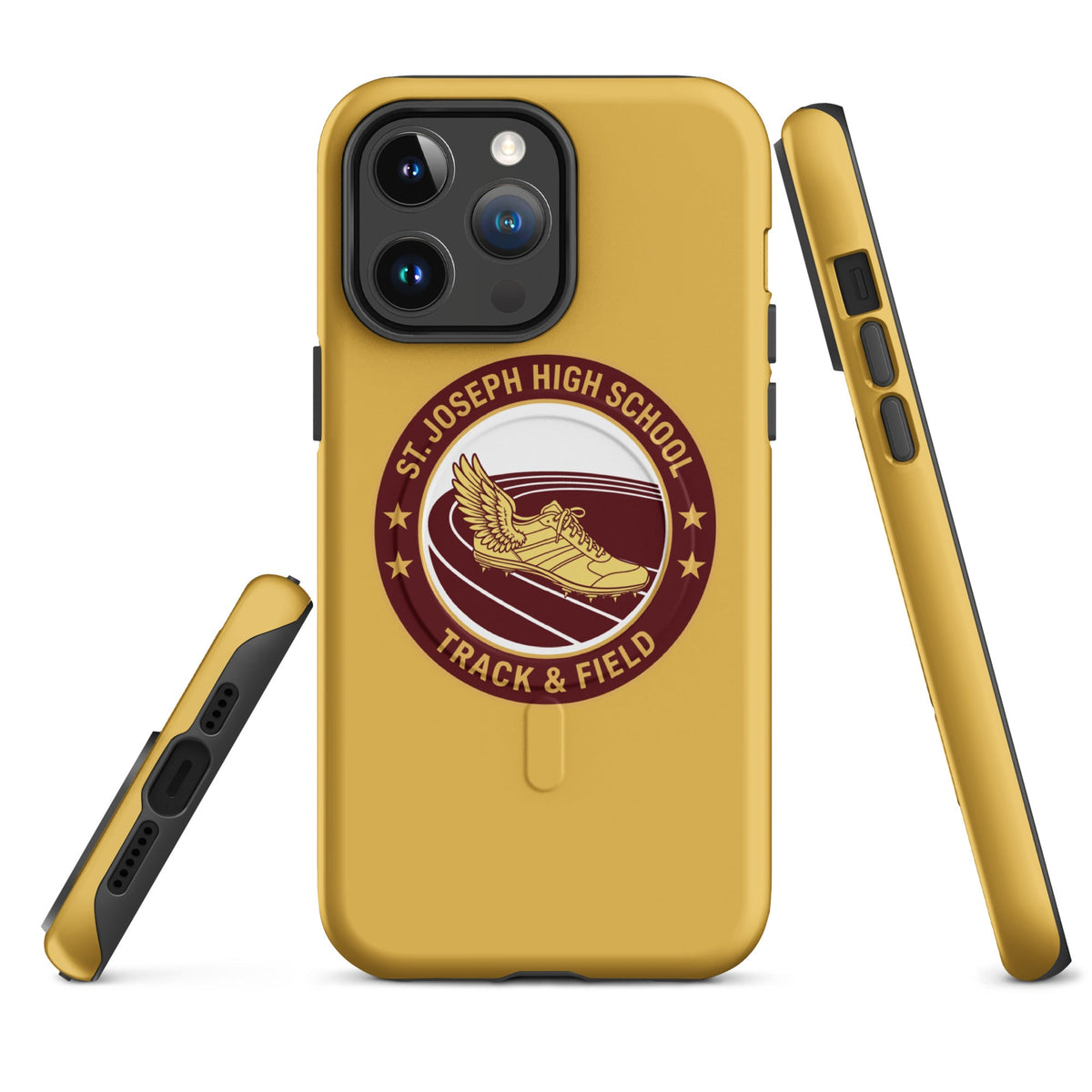 Magsafe Tough Case for iPhone | St. Joseph High School - Track & Field | Badge Logo