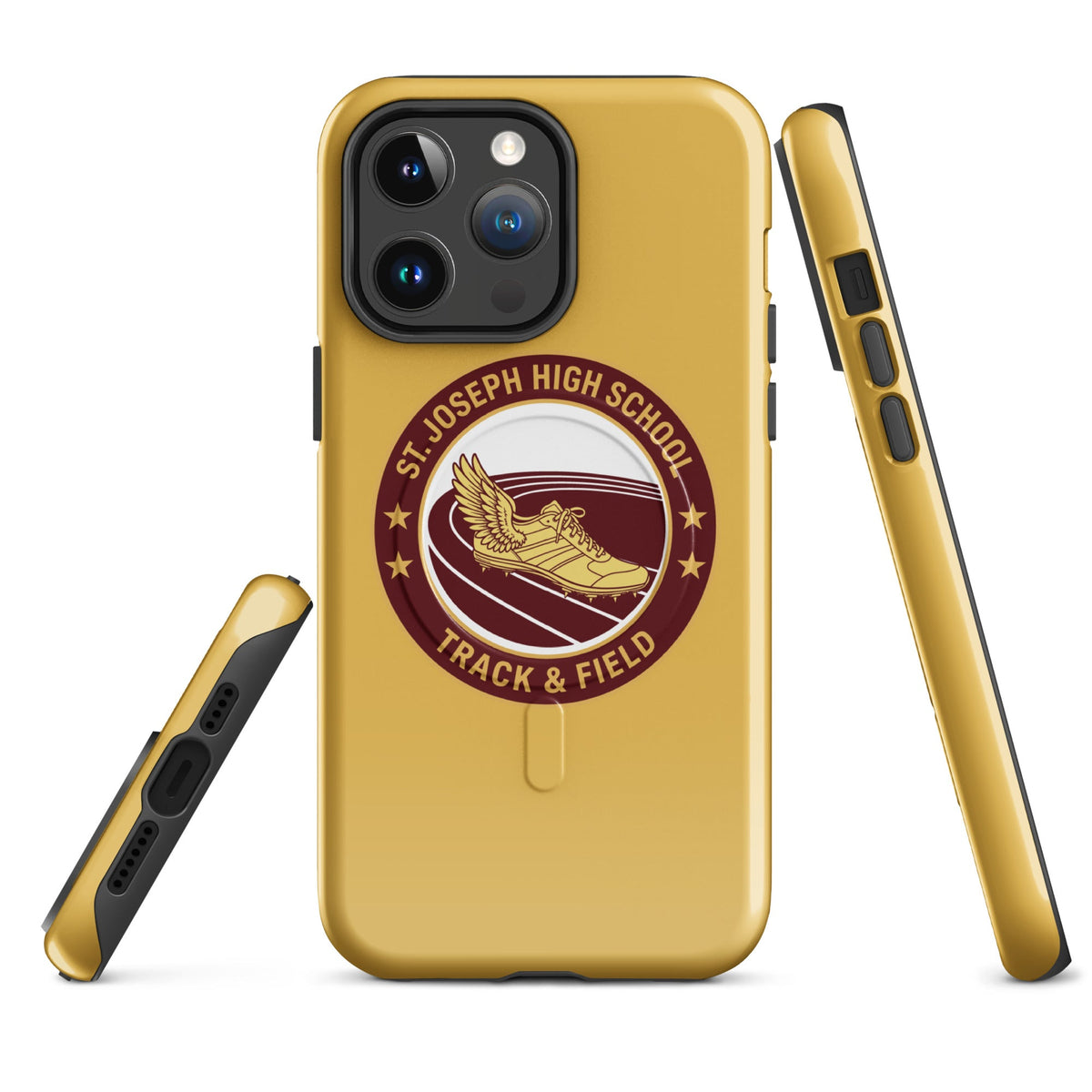 Magsafe Tough Case for iPhone | St. Joseph High School - Track & Field | Badge Logo