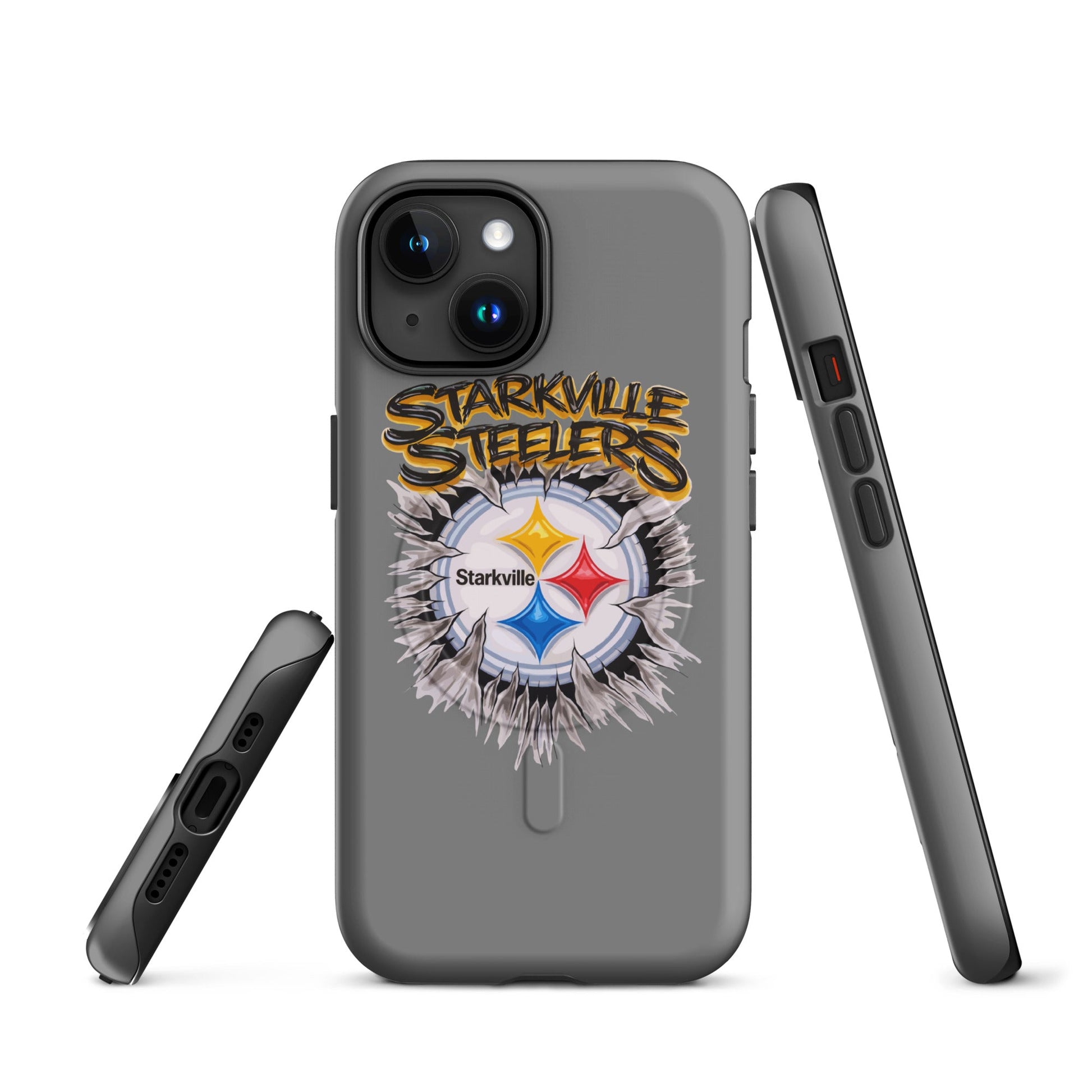 Magsafe Tough Case for iPhone | Starkville Steelers | Ripped Logo