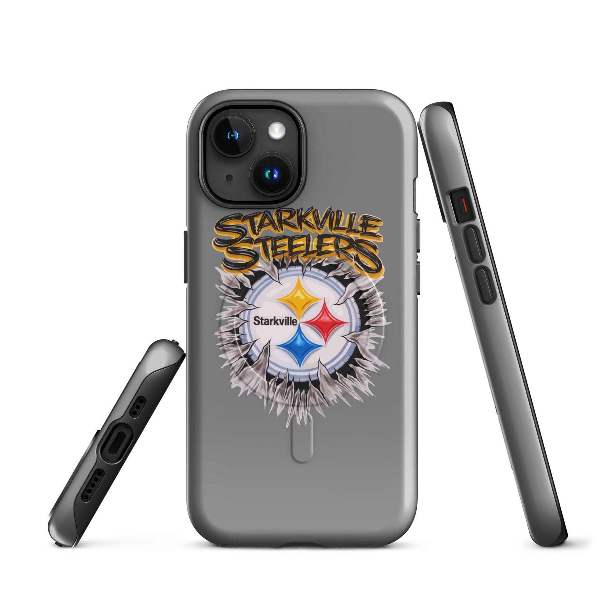 Magsafe Tough Case for iPhone | Starkville Steelers | Ripped Logo