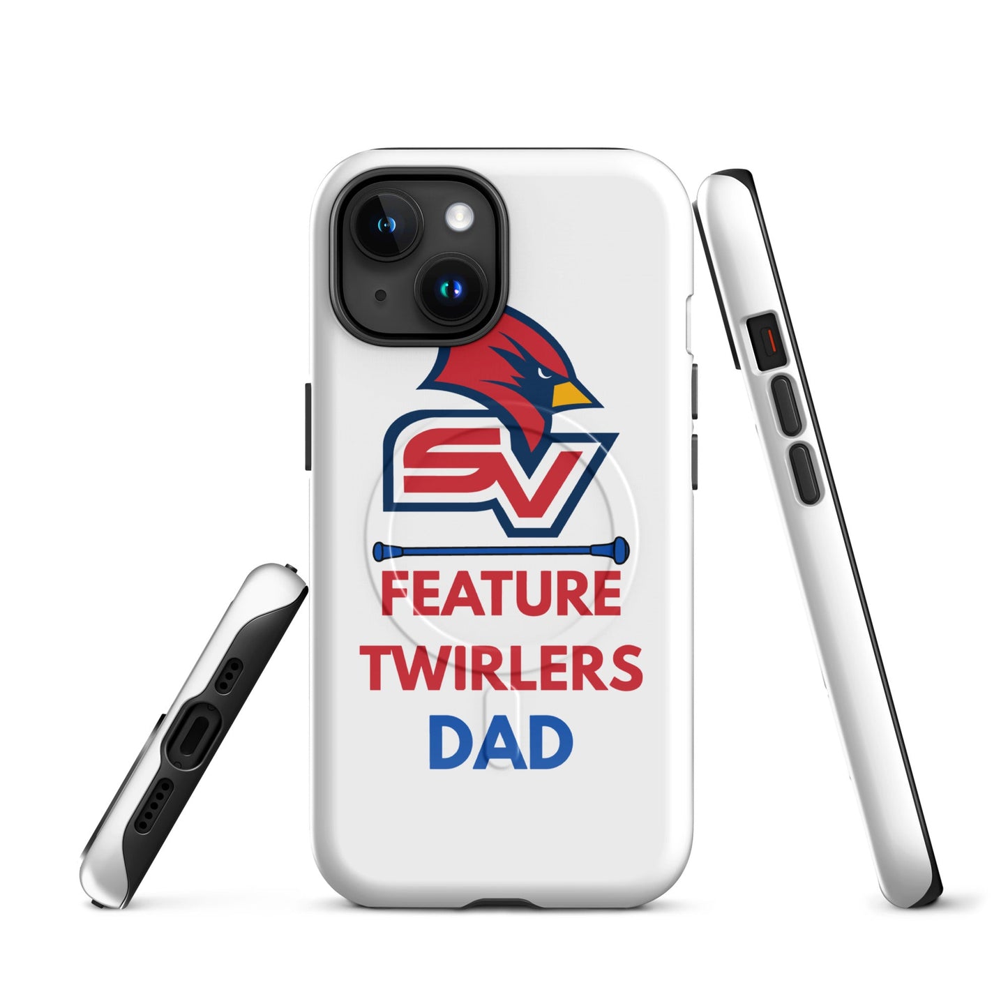 Magsafe Tough Case for iPhone | SVSU Feature twirlers | Dad Logo