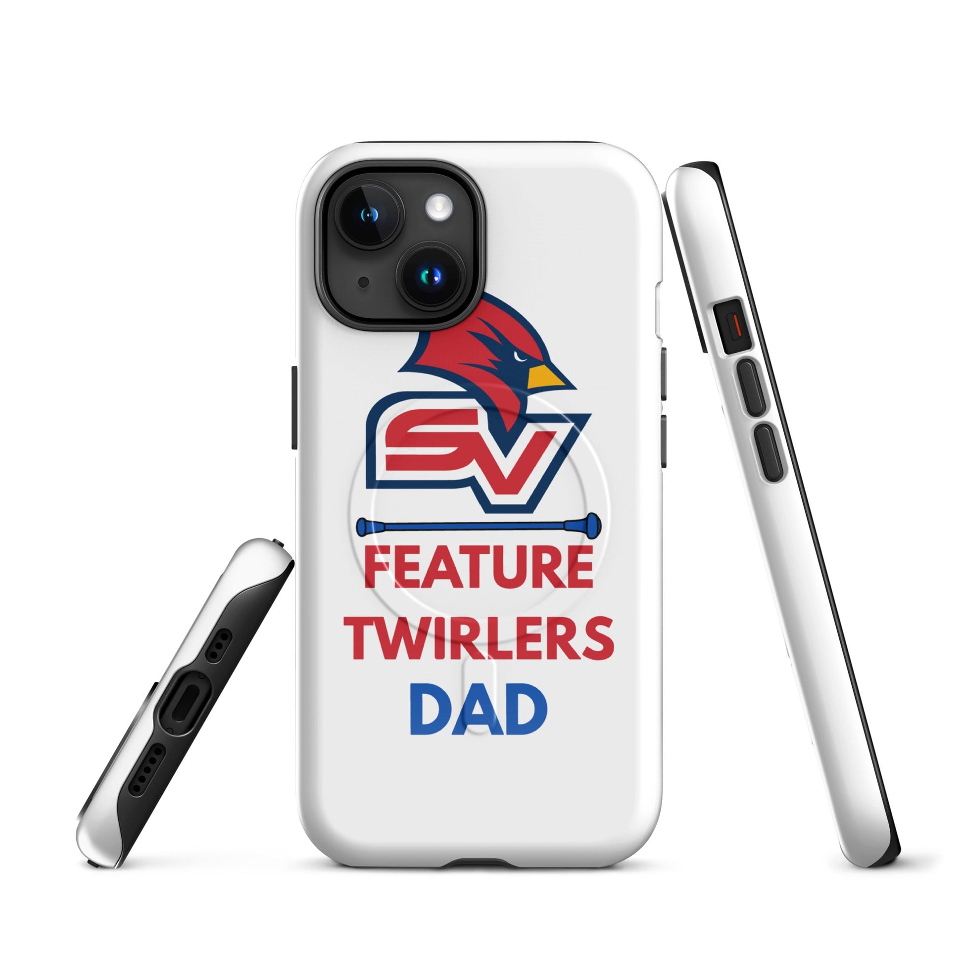 Magsafe Tough Case for iPhone | SVSU Feature twirlers | Dad Logo