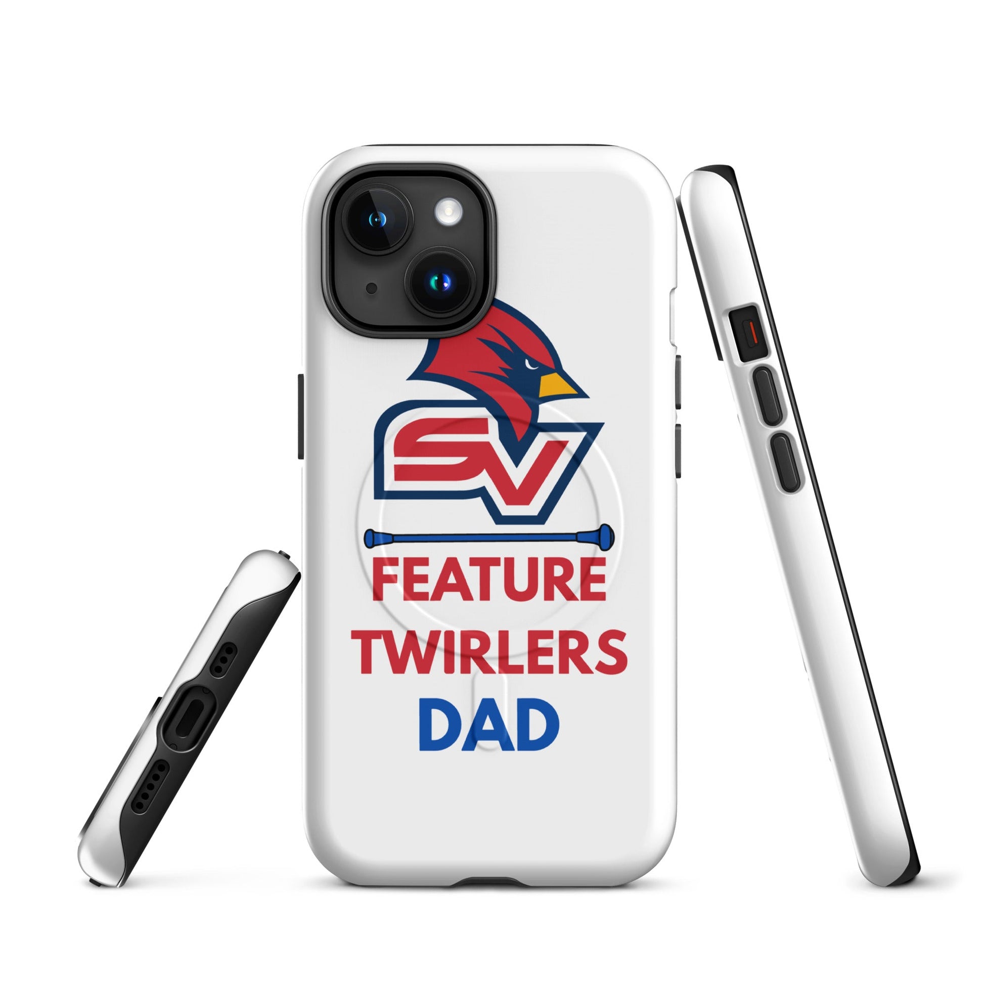 Magsafe Tough Case for iPhone | SVSU Feature twirlers | Dad Logo