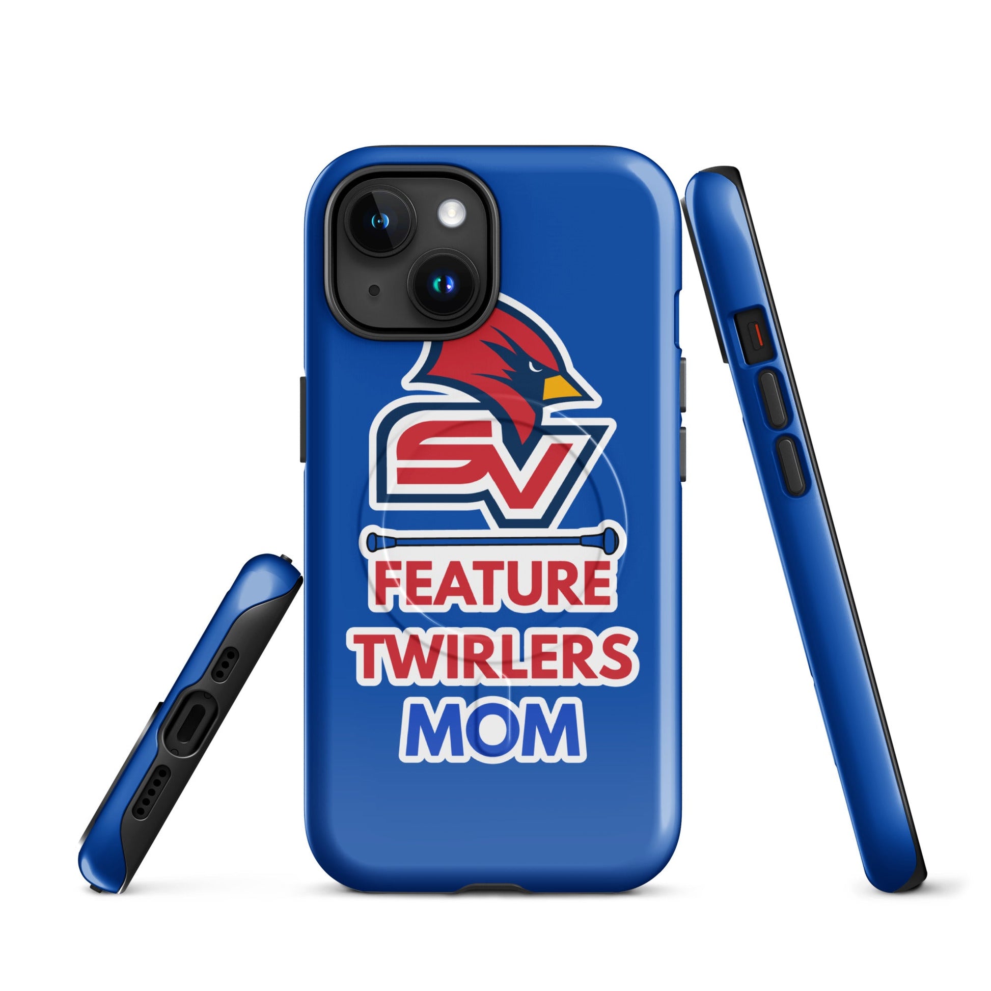 Magsafe Tough Case for iPhone | SVSU Feature twirlers | Mom Logo