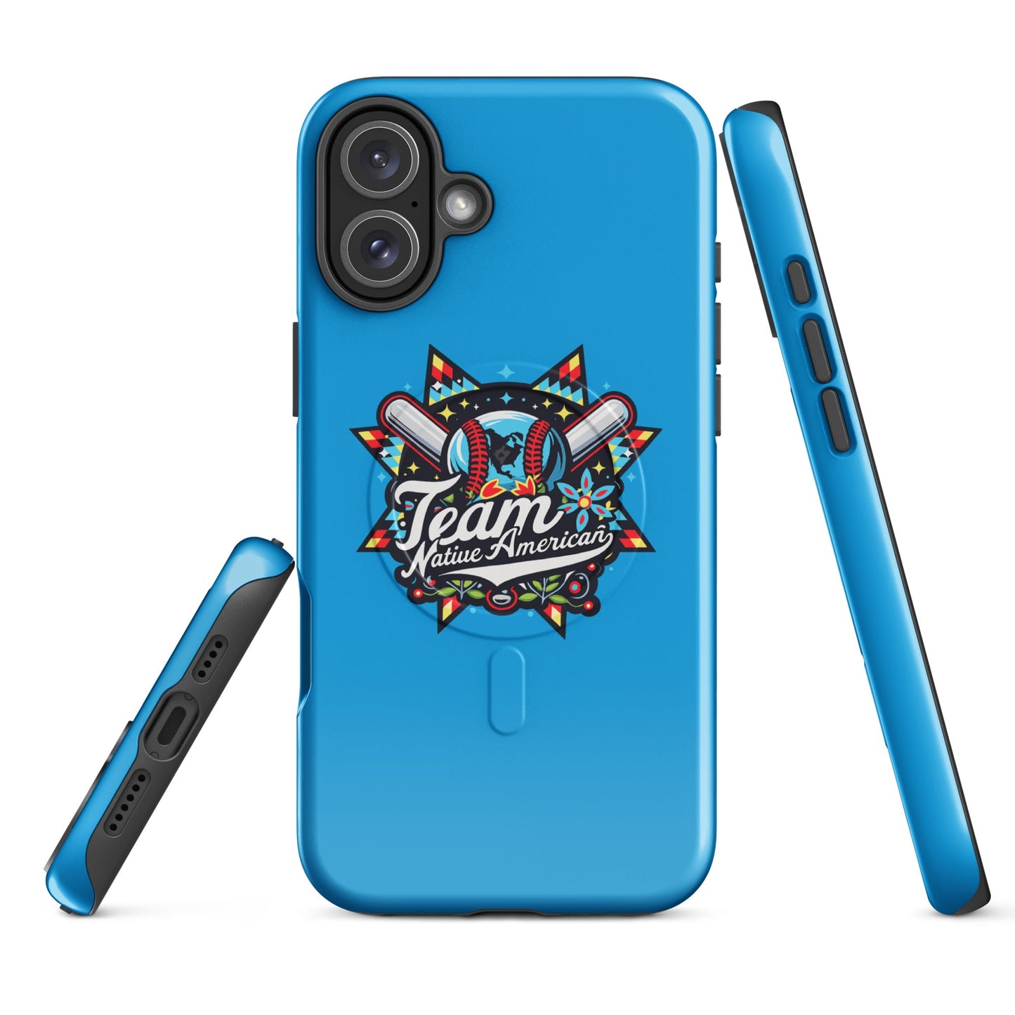 Magsafe Tough Case for iPhone | Team Native American | Tribal Emblem Logo