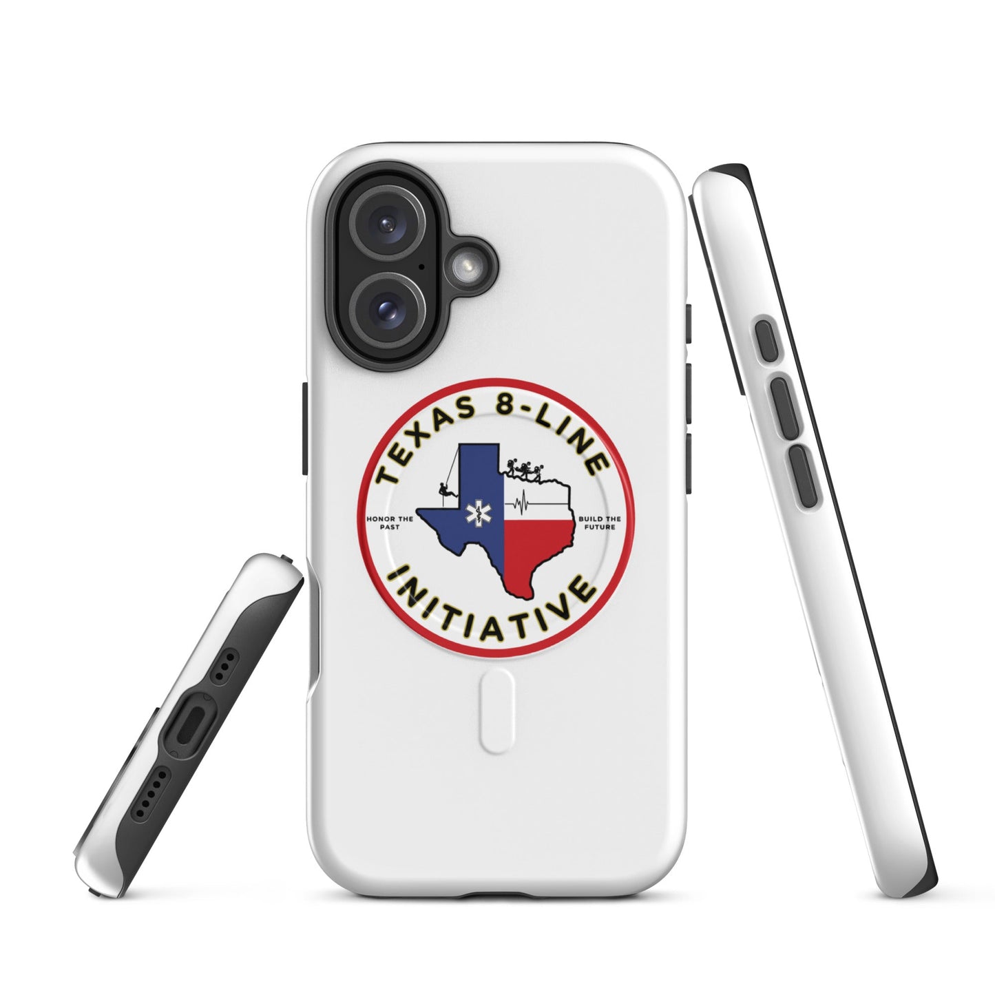 Magsafe Tough Case for iPhone | Texas 8 - Line Initiative | Badge Logo