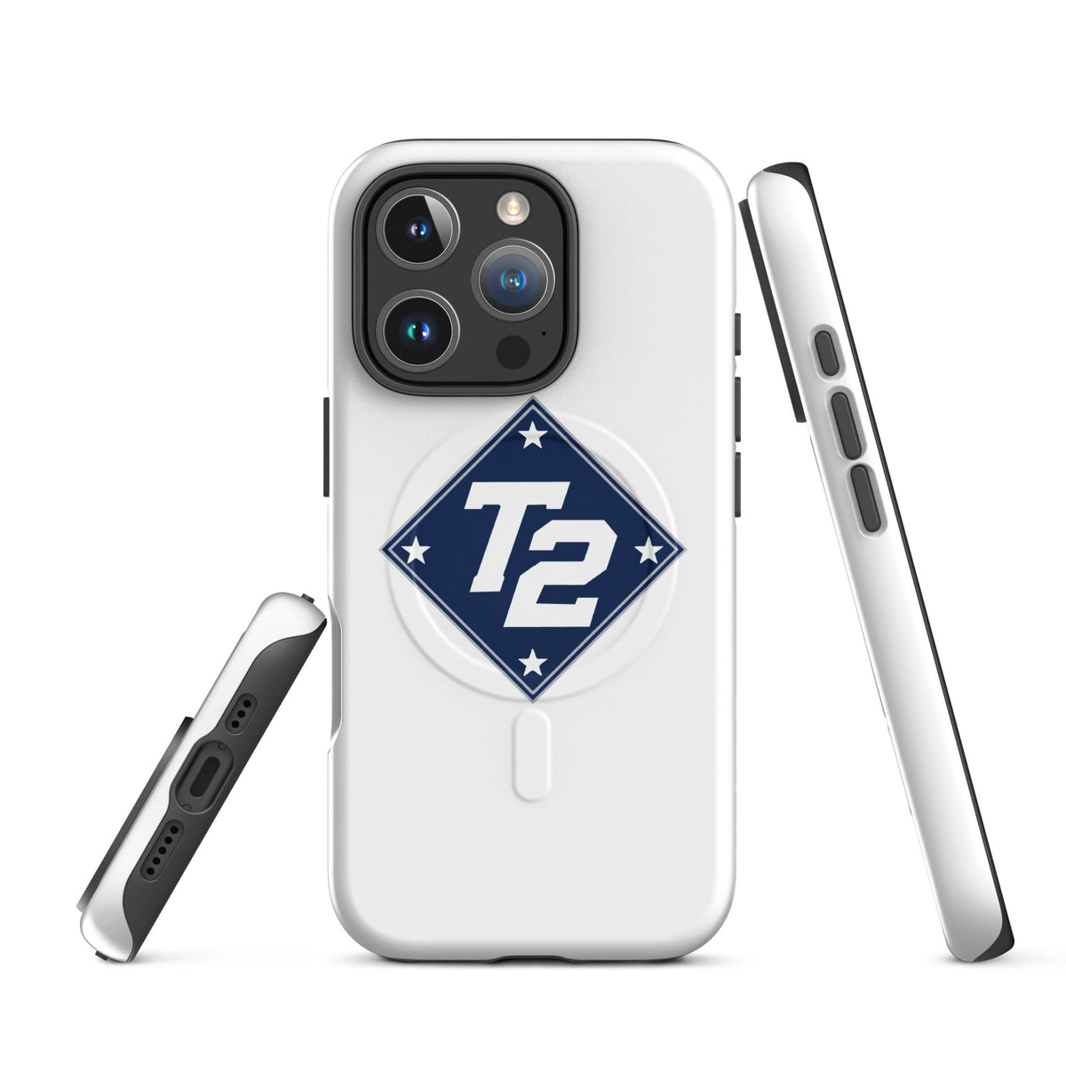 Magsafe Tough Case for iPhone | Texas Turn Two Baseball | Crest Logo