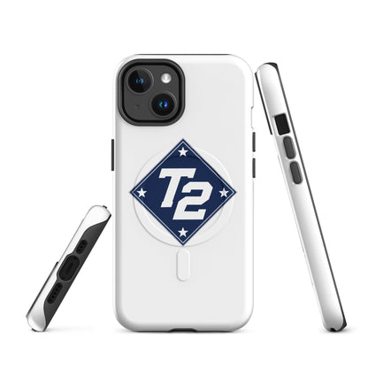 Magsafe Tough Case for iPhone | Texas Turn Two Baseball | Crest Logo