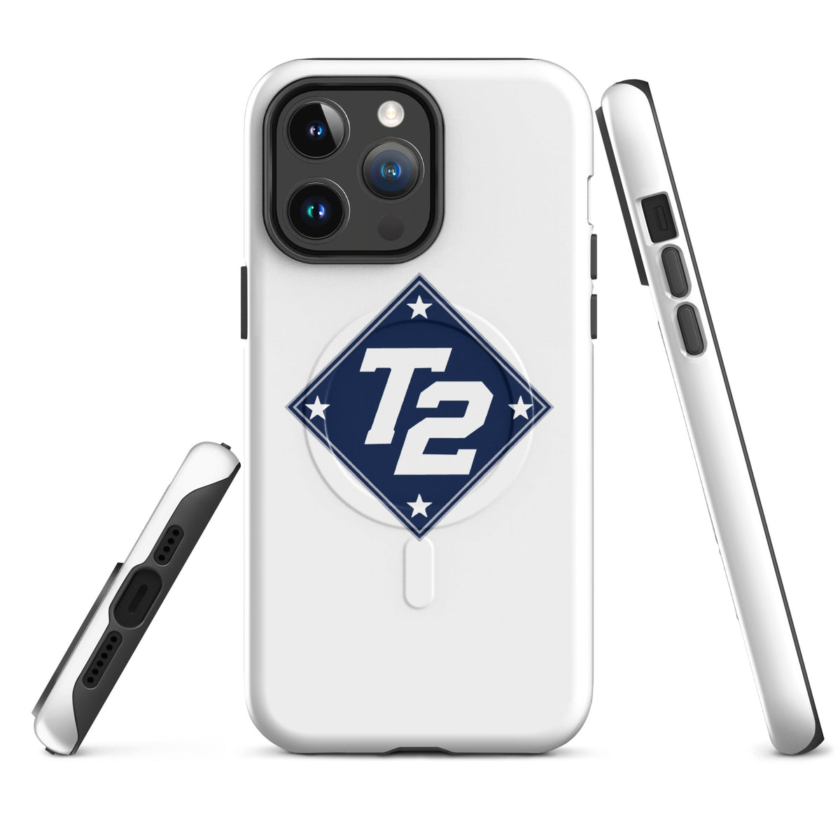 Magsafe Tough Case for iPhone | Texas Turn Two Baseball | Crest Logo
