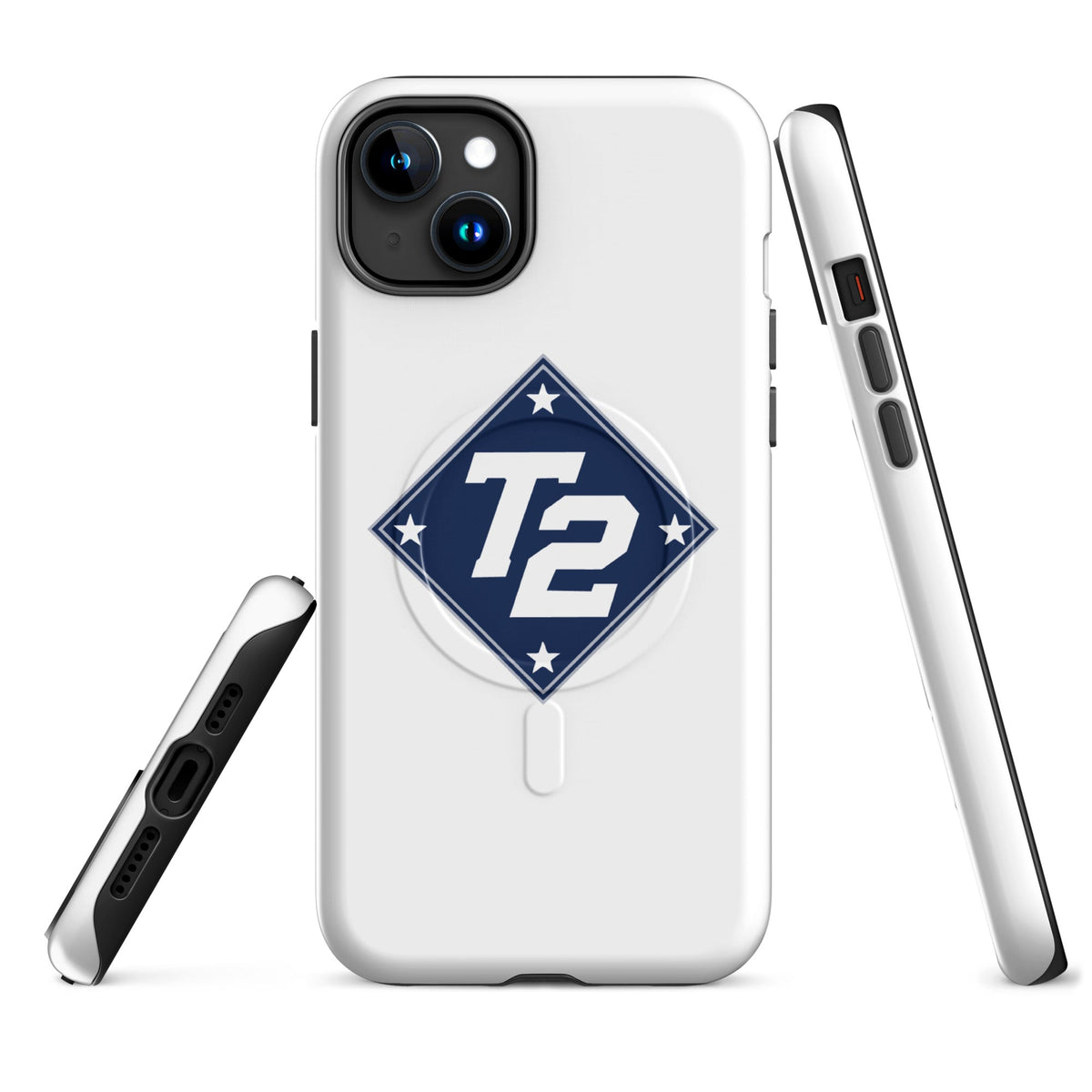 Magsafe Tough Case for iPhone | Texas Turn Two Baseball | Crest Logo