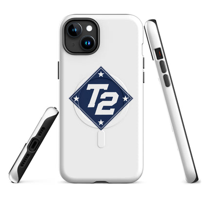 Magsafe Tough Case for iPhone | Texas Turn Two Baseball | Crest Logo