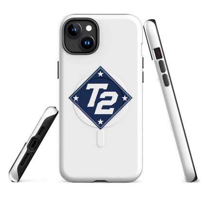 Magsafe Tough Case for iPhone | Texas Turn Two Baseball | Crest Logo