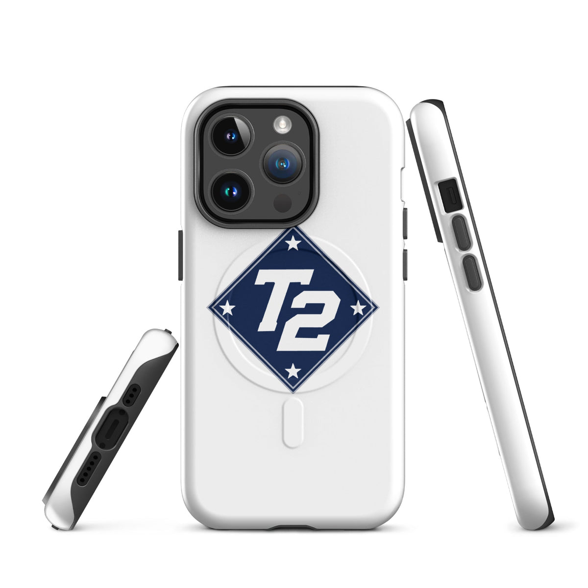 Magsafe Tough Case for iPhone | Texas Turn Two Baseball | Crest Logo