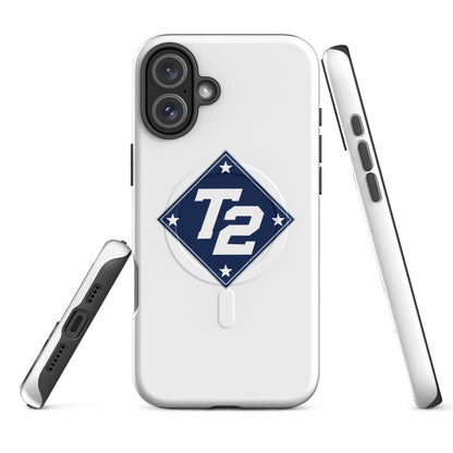 Magsafe Tough Case for iPhone | Texas Turn Two Baseball | Crest Logo