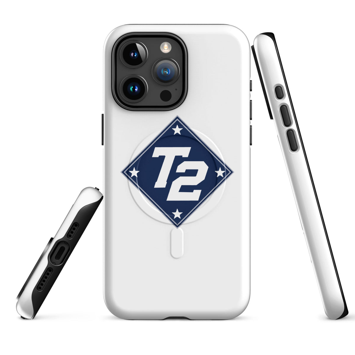 Magsafe Tough Case for iPhone | Texas Turn Two Baseball | Crest Logo